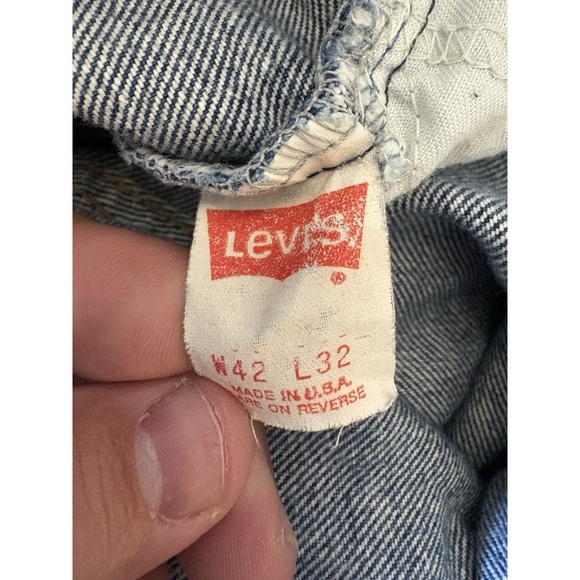 Vintage Levi's‎ 517 (40517-0215) Men's 42x30 (42x32 Tag) Orange Tab Denim Jeans - Picture 7 of 8